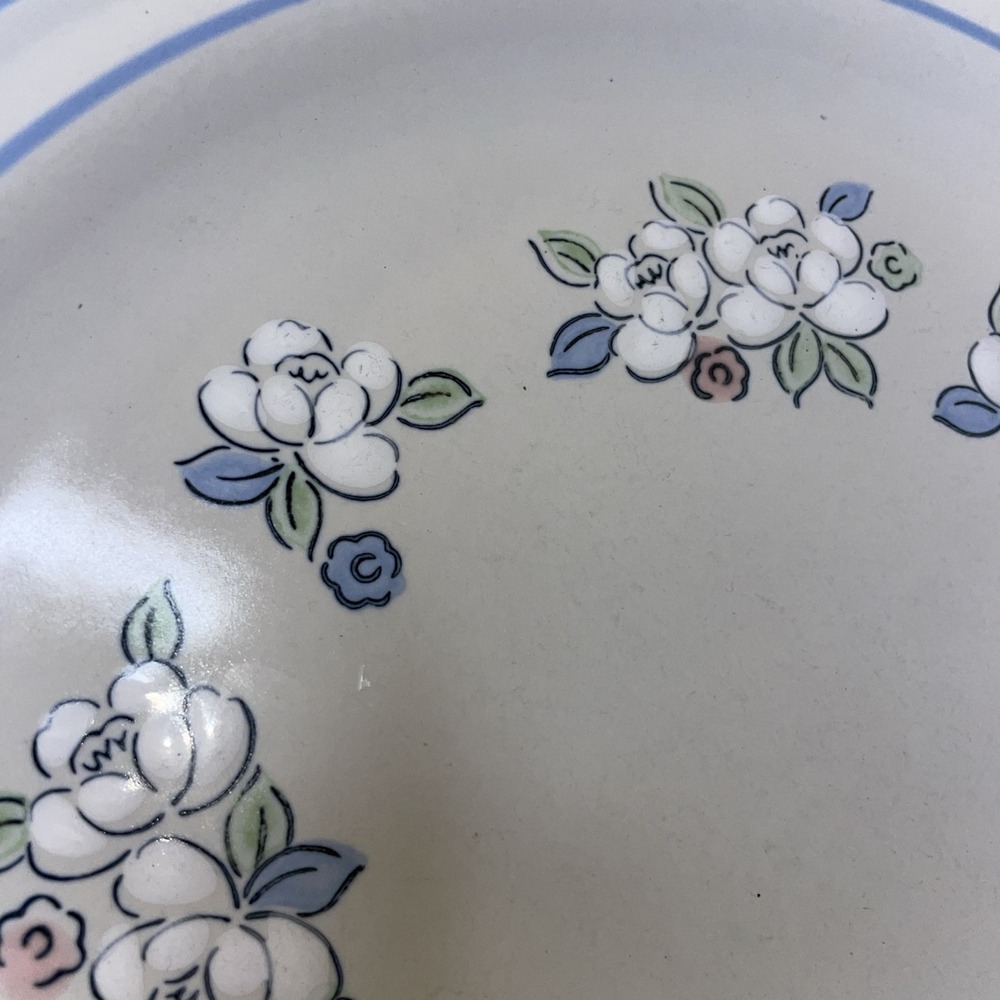 Chantilly Hearthside Fleur de Lune‎ Dinner Plates 10 -5/8" Stoneware Dishes